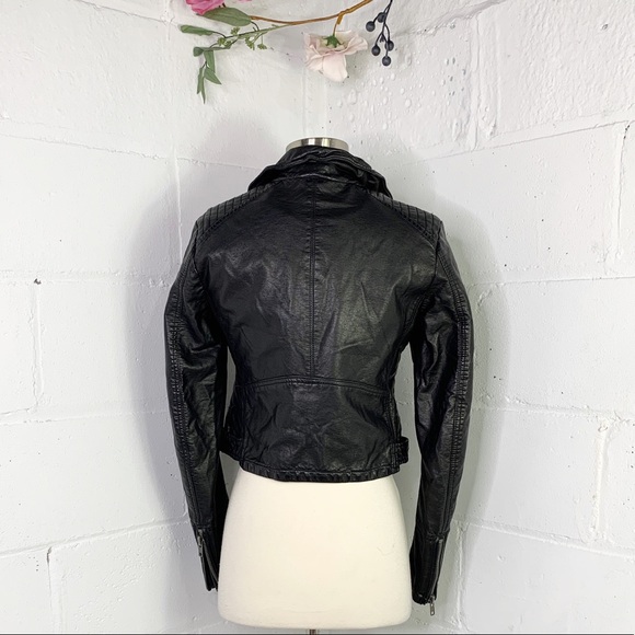 Nwot free people moto leather jacket - Picture 3 of 7